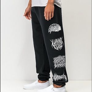 sketch tank x sawblade collab joggers sweatpants L